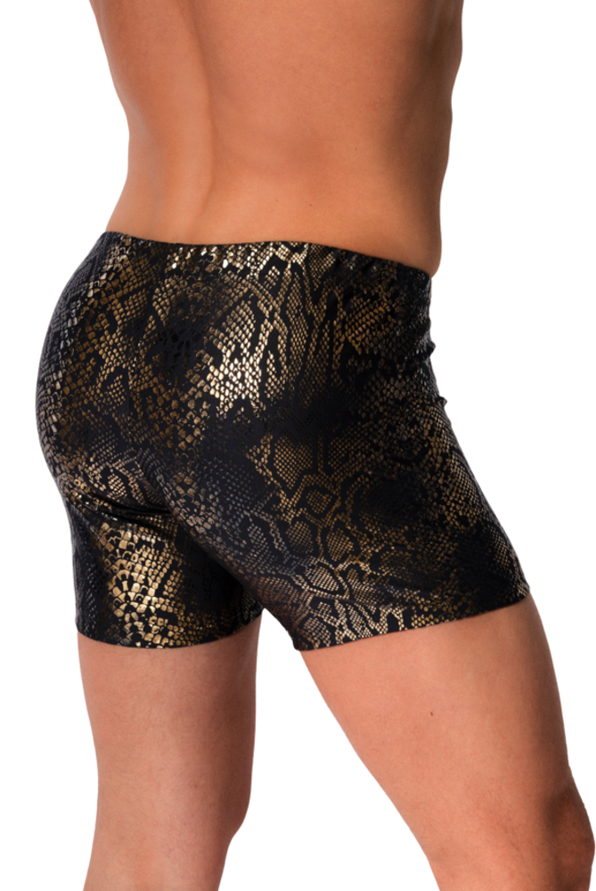 Manstore Beach Micro Brief Zwart/gold M2579