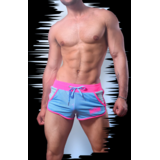 AssTricks Short Blue/ N. Pink