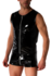 Vest met rits Lak Zwart M2570