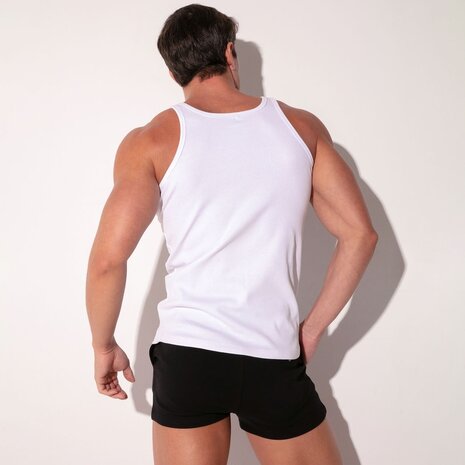 Code22 Rib Tanktop Wit