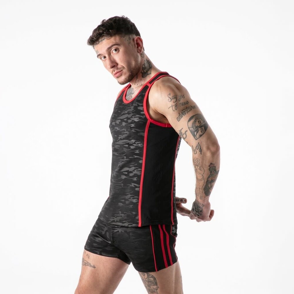 Locker Gear Military Tanktop Red Locker Gear Military Tanktop Red