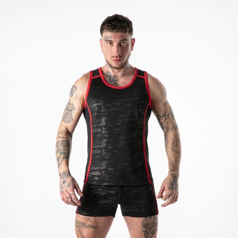 Locker Gear Military Tanktop Red Locker Gear Military Tanktop Red