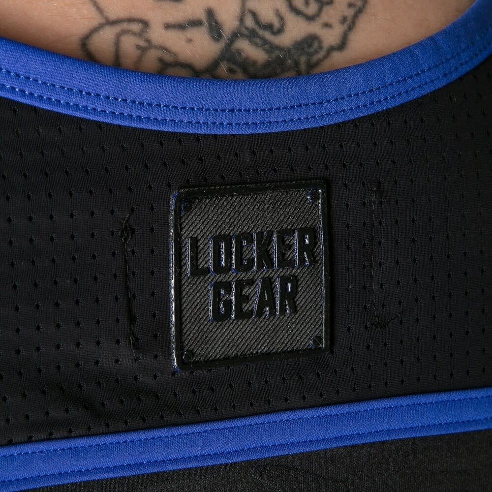 Locker Gear Military Tanktop Blauw Locker Gear Military Tanktop Blauw