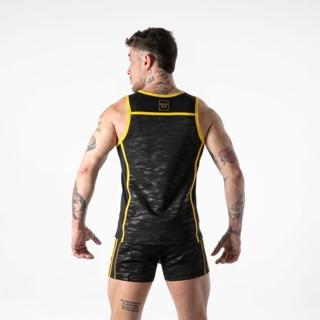 Locker Gear Military Tanktop Geel Locker Gear Military Tanktop Geel