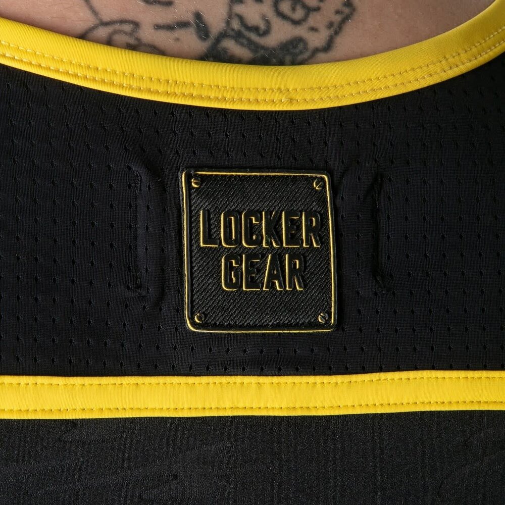Locker Gear Military Tanktop Geel Locker Gear Military Tanktop Geel