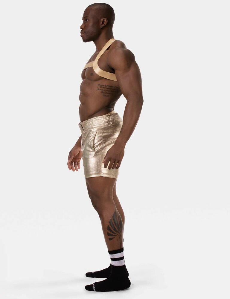 Barcode Berlin PU Leren Short Goud Aligo