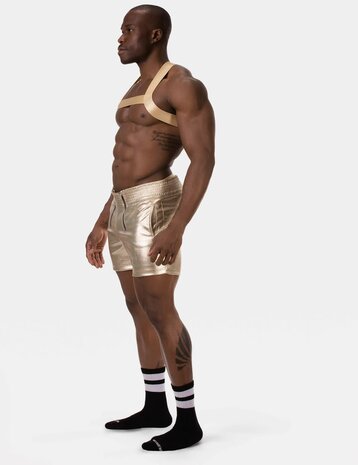 Barcode Berlin PU Leren Short Goud Aligo