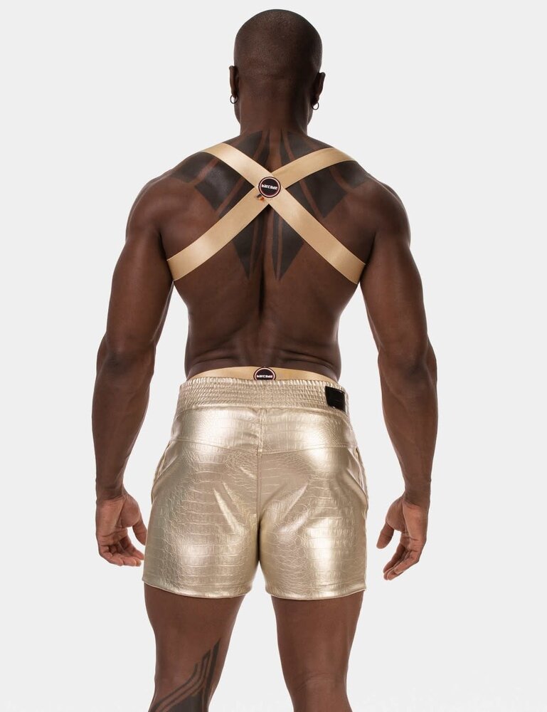 Barcode Berlin PU Leren Short Goud Aligo