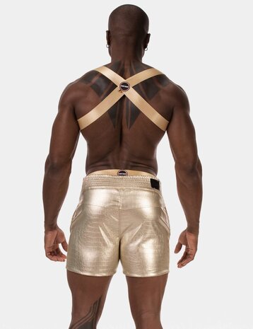 Barcode Berlin PU Leren Short Goud Aligo