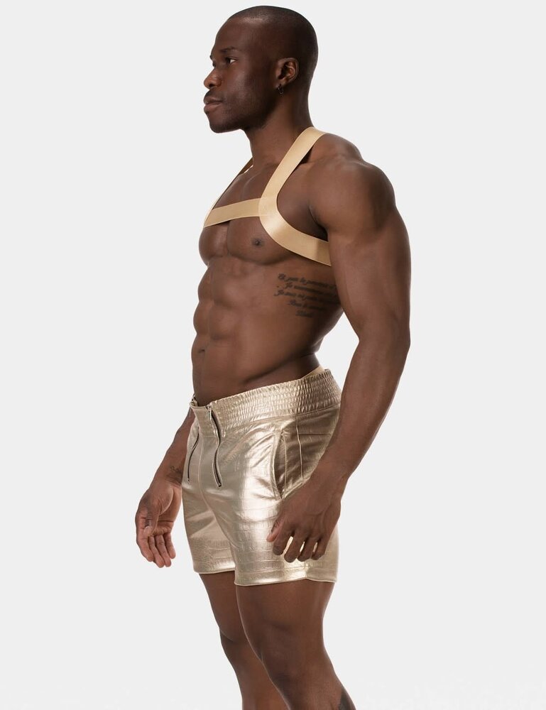 Barcode Berlin PU Leren Short Goud Aligo