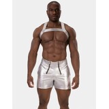 Barcode Berlin PU Leren Short Zilver Aligo