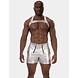 Barcode Berlin PU Leren Short Zilver Aligo