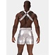 Barcode Berlin PU Leren Short Zilver Aligo