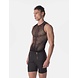 Barcode Berlin Fishnet Tanktop Zwart Stefano