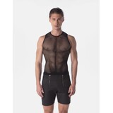 Barcode Berlin Fishnet Tanktop Zwart Stefano