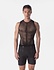 Fishnet Tanktop Zwart Stefano