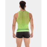 Barcode Berlin Fishnet Tanktop Neon Groen Stefano