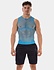 Fishnet Tanktop Neon Blauw Stefano