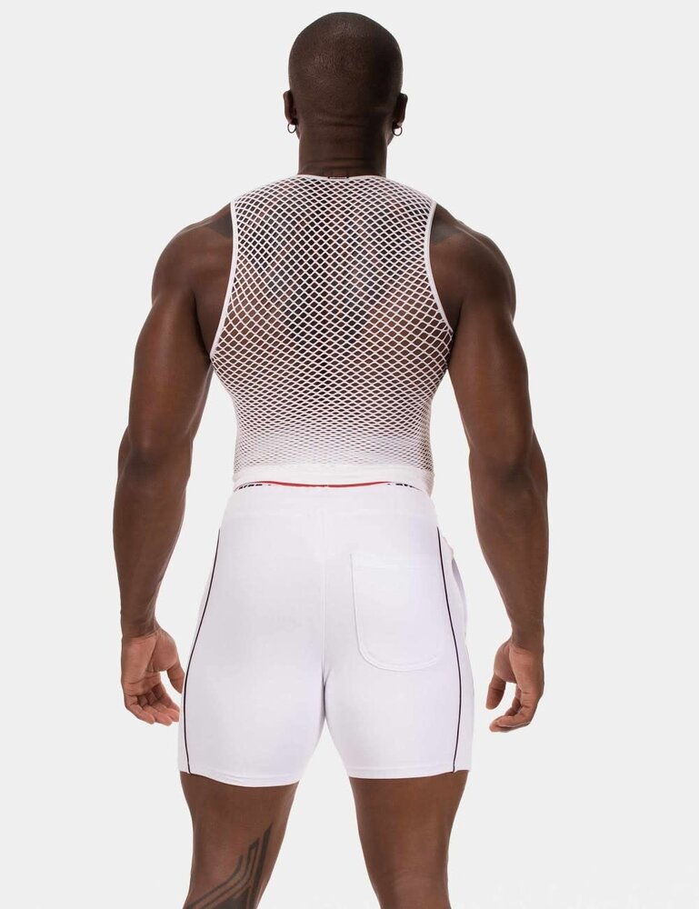 Barcode Berlin Fishnet Tanktop Wit Stefano Barcode Berlin Fishnet Tanktop Wit Stefano
