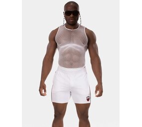 Barcode Berlin Fishnet Tanktop Wit Stefano Barcode Berlin Fishnet Tanktop Wit Stefano