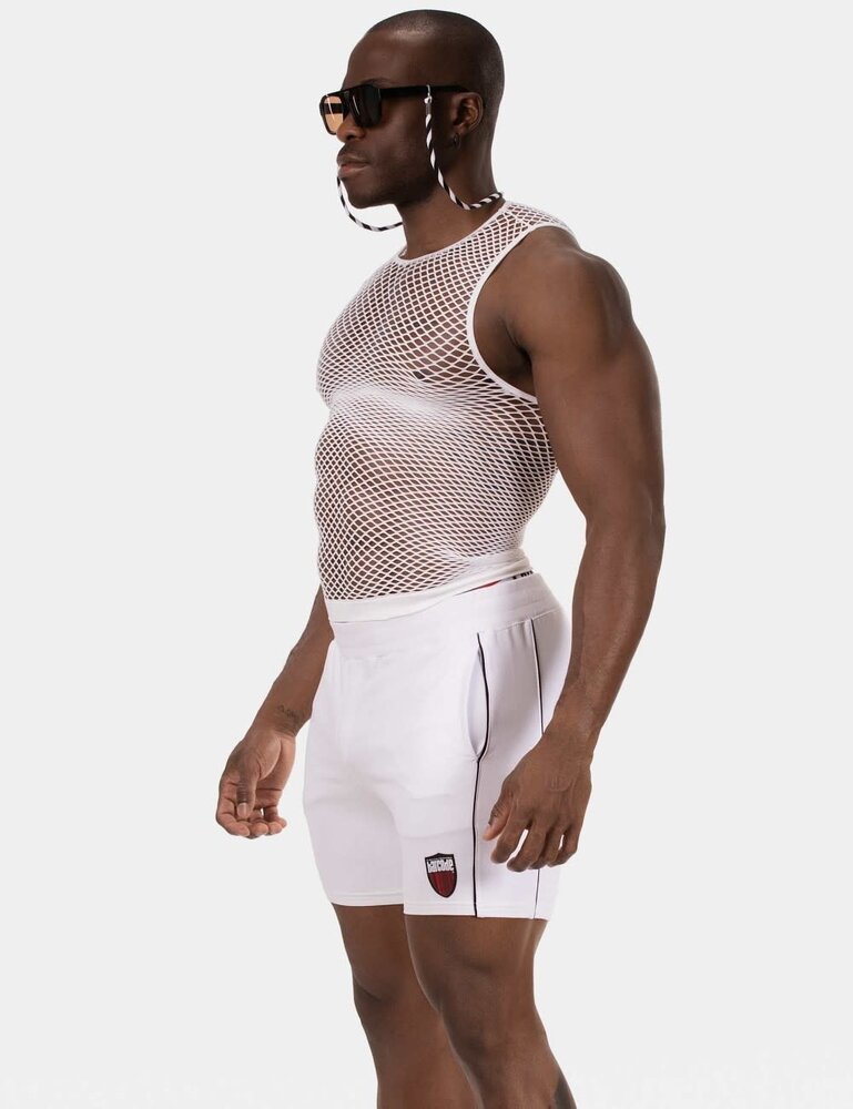Barcode Berlin Fishnet Tanktop Wit Stefano Barcode Berlin Fishnet Tanktop Wit Stefano