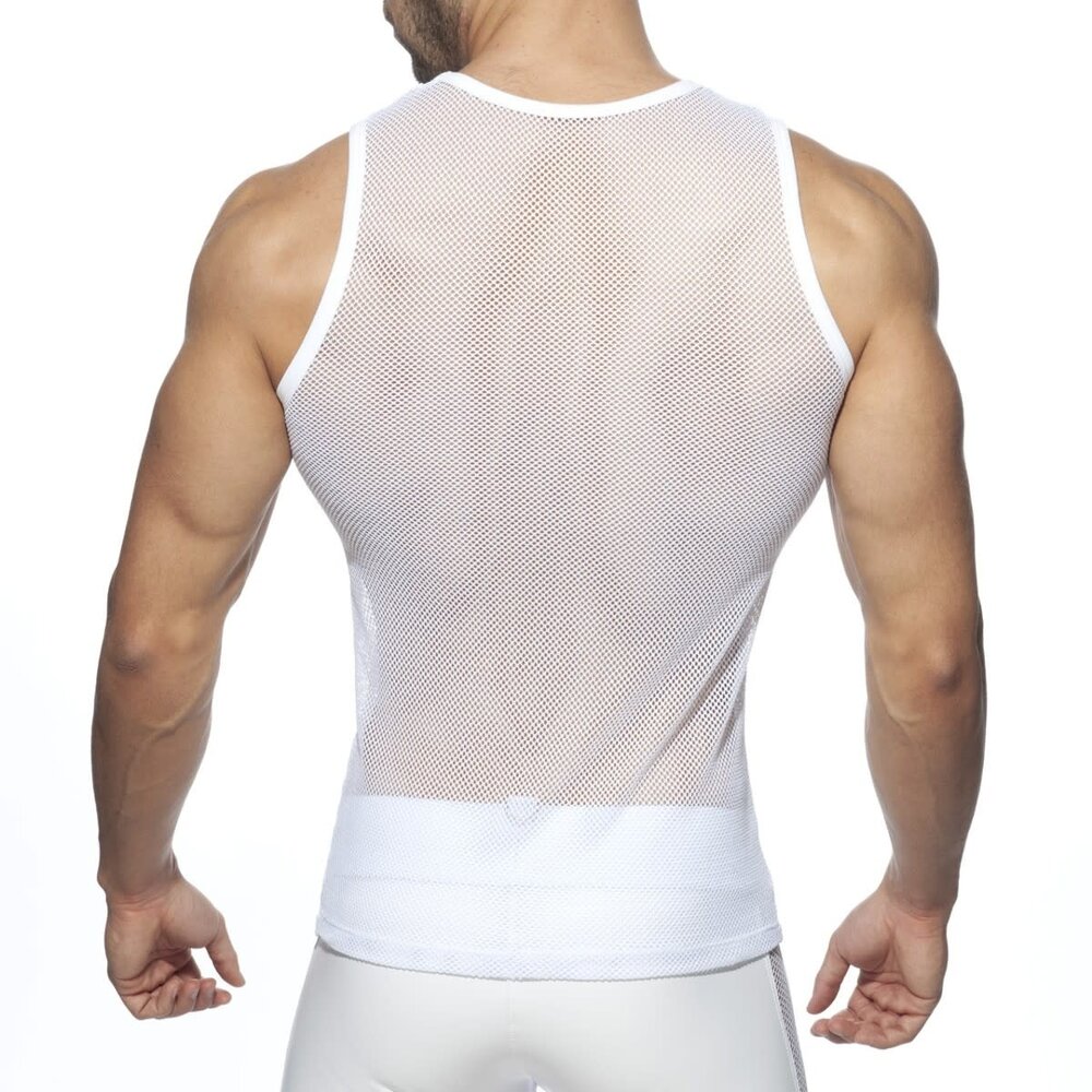 Addicted Mesh Tanktop ADF76 Wit