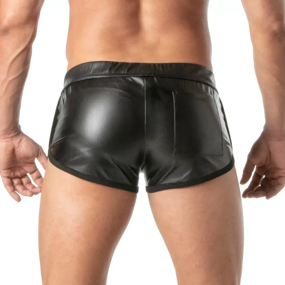TOF Paris Imitatieleren Sport Short Retro