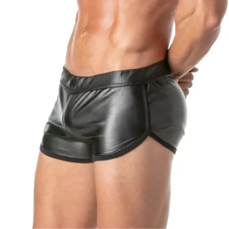 TOF Paris Imitatieleren Sport Short Retro