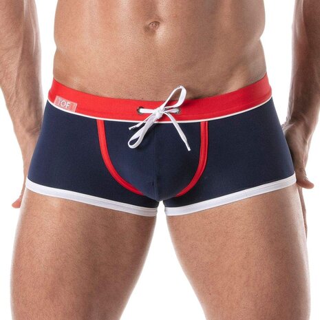 TOF Paris Zwem Short Navy Blauw