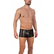 Manstore PU Leren Short met Drukkers M2270