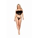 Dreamgirl Mesh Bustier met Afneembare Veren