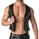 TOF Paris Kinky PU Leren Vest met Ketting