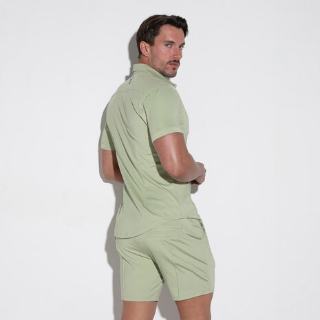 Code22 Slim Fit Blouse Khaki