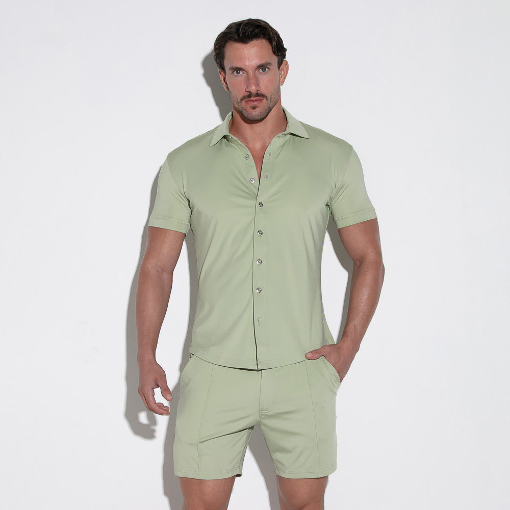 Code22 Slim Fit Blouse Khaki
