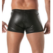 TOF Paris Kinky Zipped Boxer PU Leer