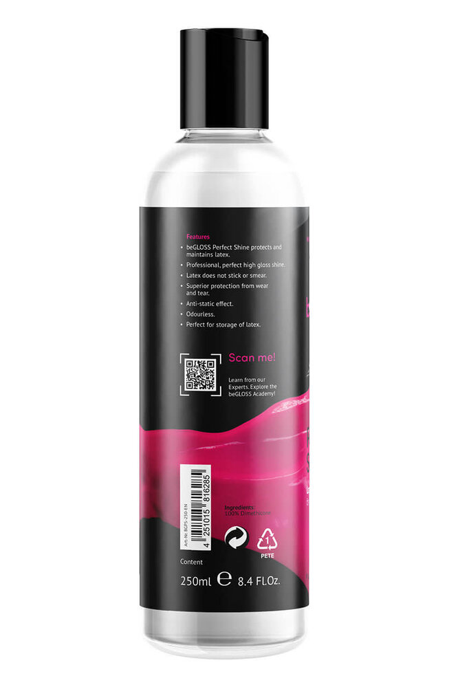 BeGloss Latex GLatex Polish Glans 250MLlansmiddel 250ML