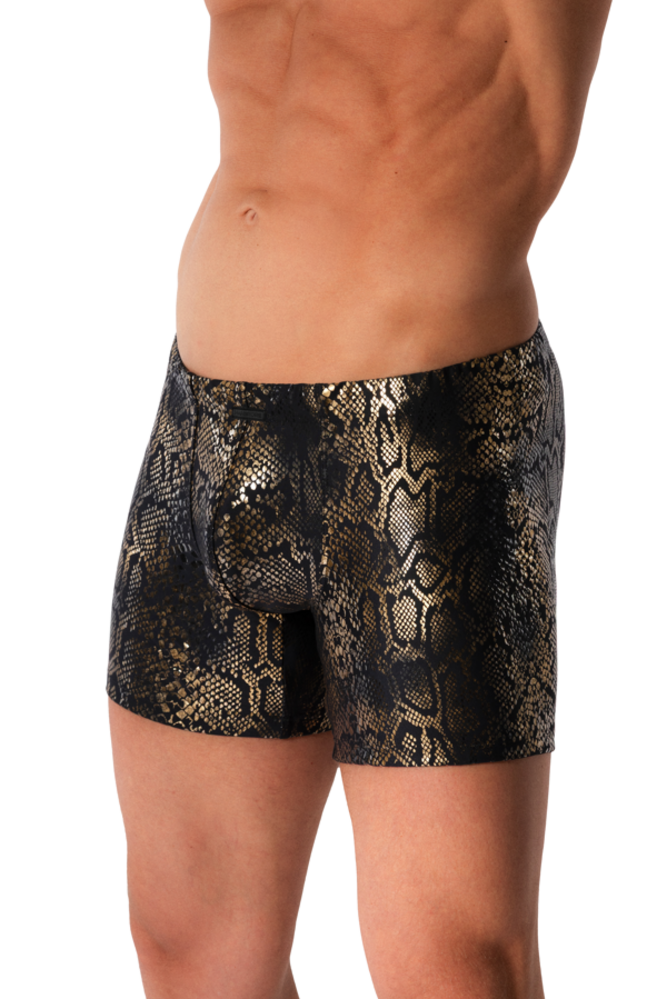 Manstore Beach Micro Brief Zwart/gold M2579 Manstore Beach Micro Brief Zwart/gold M2579