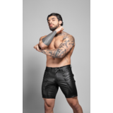 ROK Biker Two Zippers Short Black