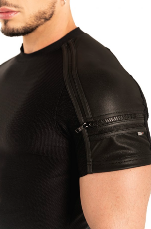 ROK Industrial Zip Shirt Black