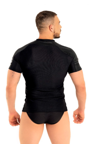 ROK Industrial Zip Shirt Black