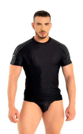 ROK Industrial Zip Shirt Black