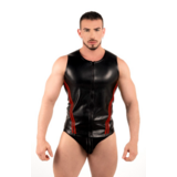 ROK Biker Mesh Vest Zwart/ Rood ROK Biker Mesh Vest Zwart/ Rood