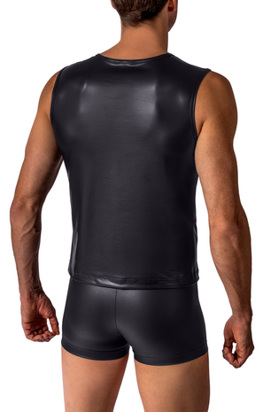 Manstore Wetlook Vest met Rits M510 Manstore Wetlook Vest met Rits M510