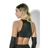 Patrice Catanzaro Pu leren top Vextria Patrice Catanzaro Pu leren top Vextria