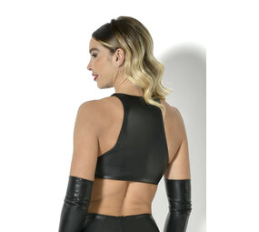Patrice Catanzaro Pu leren top Vextria Patrice Catanzaro Pu leren top Vextria