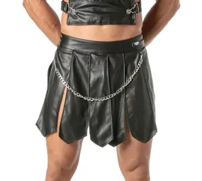 TOF Paris Kinky Gladiator Rok PU Leer TOF Paris Kinky Gladiator Rok PU Leer