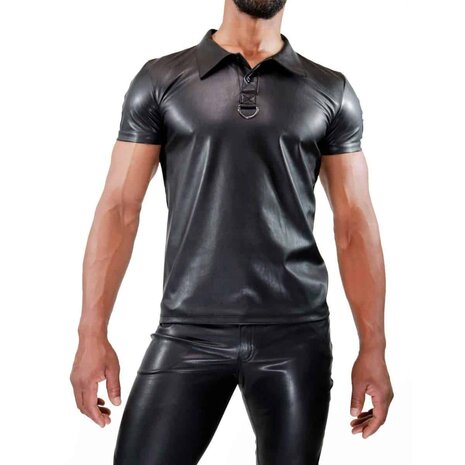 TOF Paris Imitatie Leren Fetish Polo