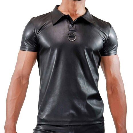 TOF Paris Imitatie Leren Fetish Polo