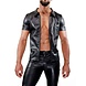 TOF Paris PU Leren Fetish Shirt met Rits