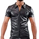 TOF Paris PU Leren Fetish Shirt met Rits